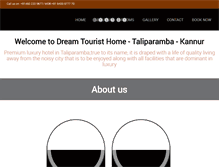 Tablet Screenshot of dreamtouristhome.com